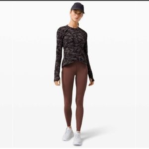 Lululemon Close to Crossing LS *Rulu Camouflage Size 2